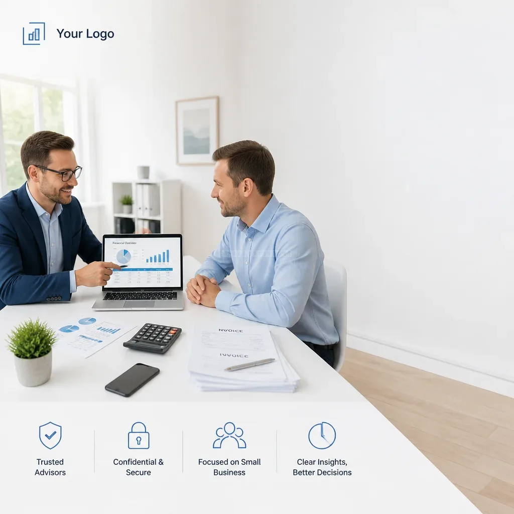 Checklist of advisory modules and services tailored for small company accounting